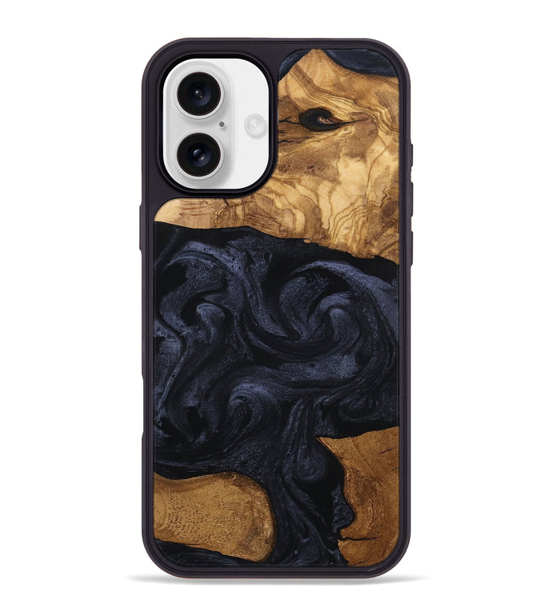 iPhone 16 Plus Wood Phone Case - Kwame (Ancient Olive, 801707)