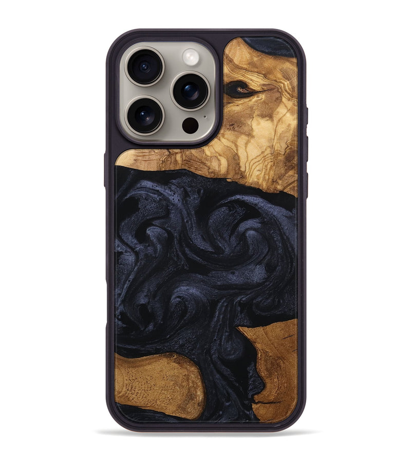 iPhone 16 Pro Max Wood Phone Case - Kwame (Ancient Olive, 801707)