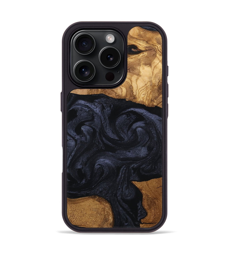 iPhone 16 Pro Wood Phone Case - Kwame (Ancient Olive, 801707)