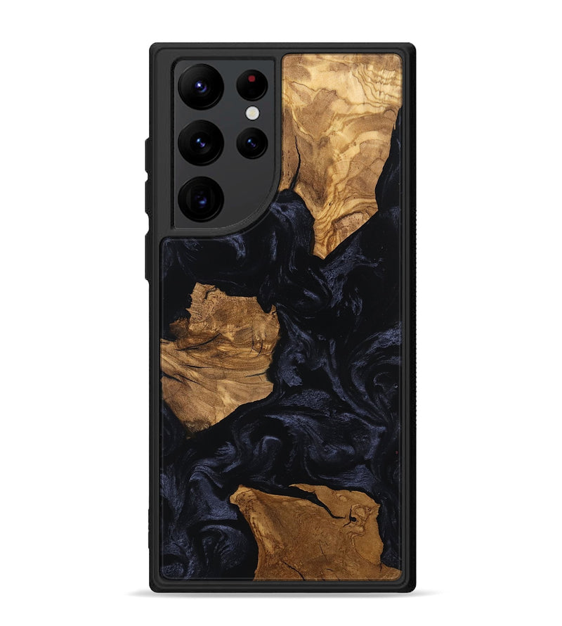 Galaxy S22 Ultra Wood Phone Case - Aila (Ancient Olive, 801708)