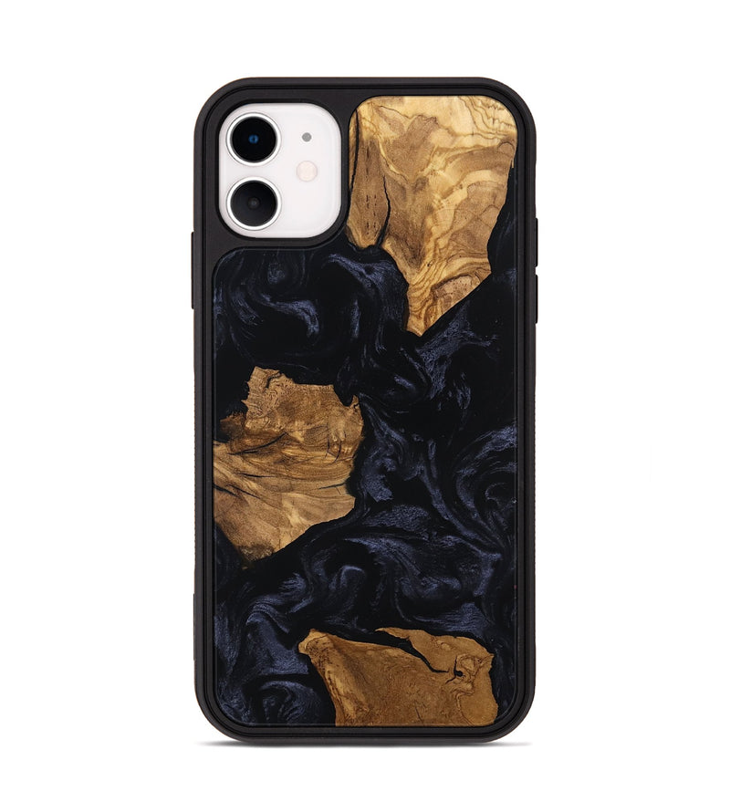 iPhone 11 Wood Phone Case - Aila (Ancient Olive, 801708)