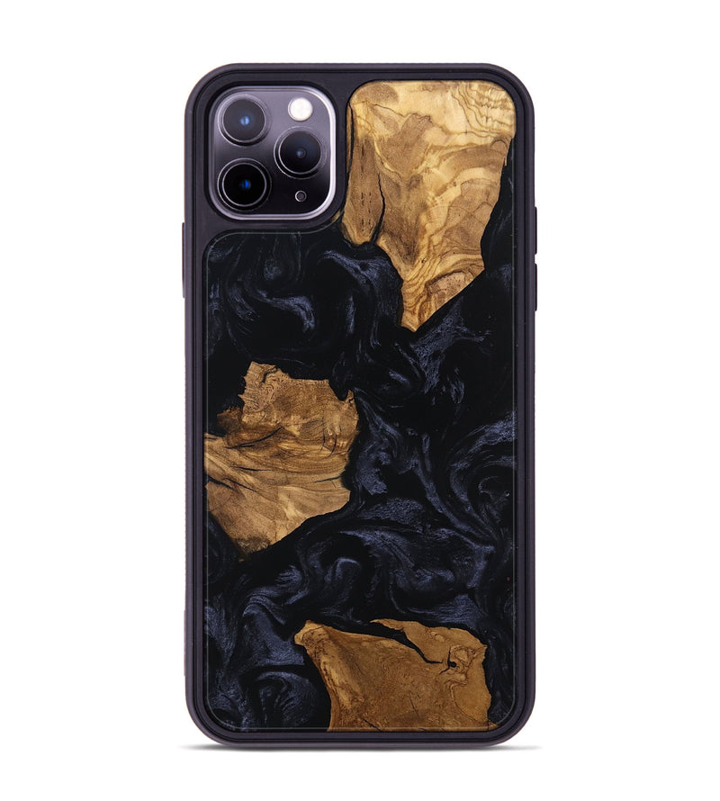 iPhone 11 Pro Max Wood Phone Case - Aila (Ancient Olive, 801708)