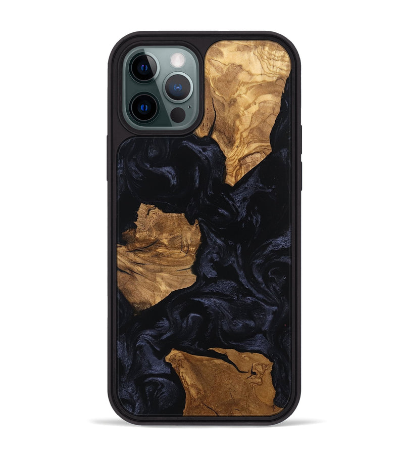 iPhone 12 Pro Max Wood Phone Case - Aila (Ancient Olive, 801708)