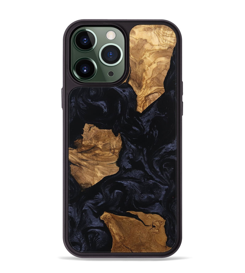 iPhone 13 Pro Max Wood Phone Case - Aila (Ancient Olive, 801708)