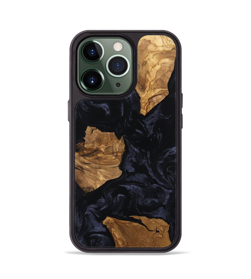 iPhone 13 Pro Wood Phone Case - Aila (Ancient Olive, 801708)