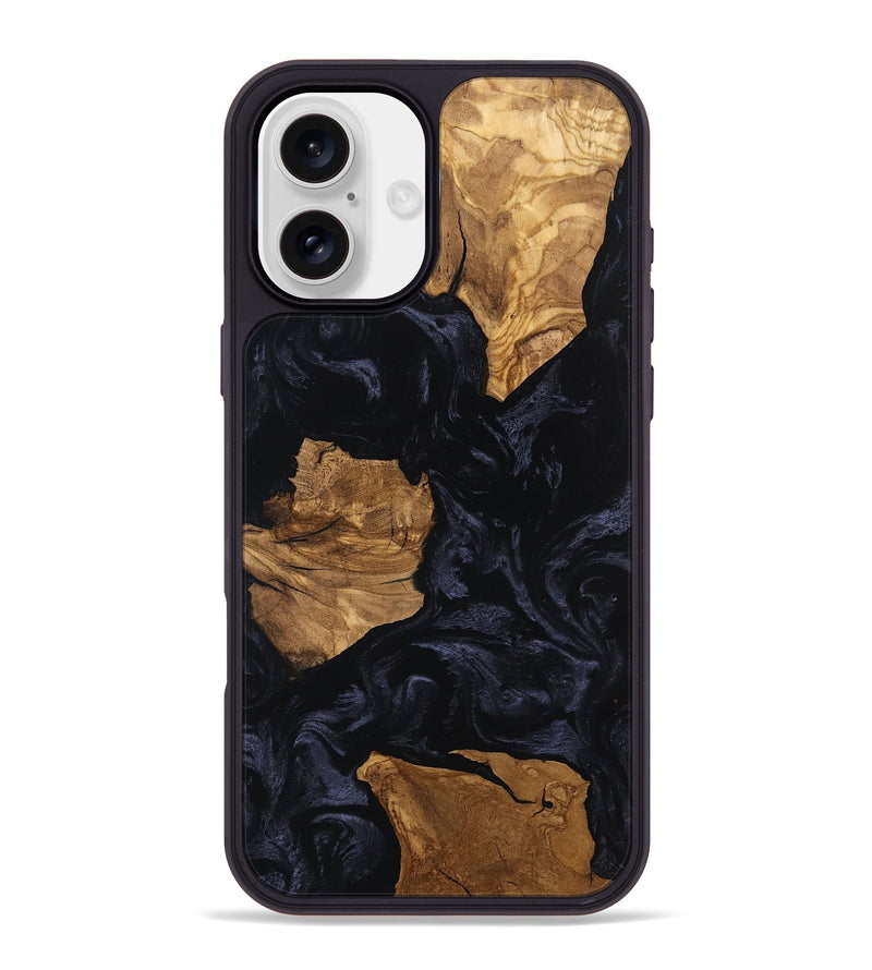 iPhone 16 Plus Wood Phone Case - Aila (Ancient Olive, 801708)