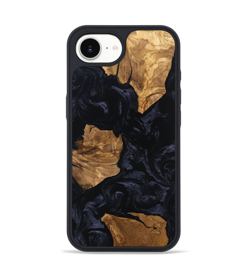 iPhone 16e Wood Phone Case - Aila (Ancient Olive, 801708)