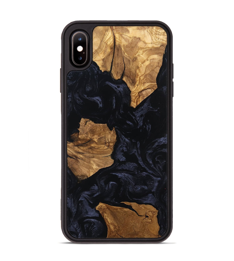 iPhone Xs Max Wood Phone Case - Aila (Ancient Olive, 801708)