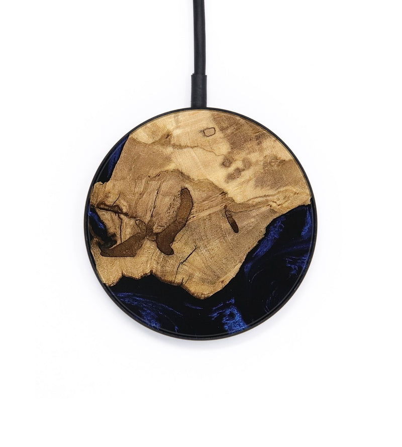 Circle Wood Wireless Charger - Issac (Ancient Olive, 801709)