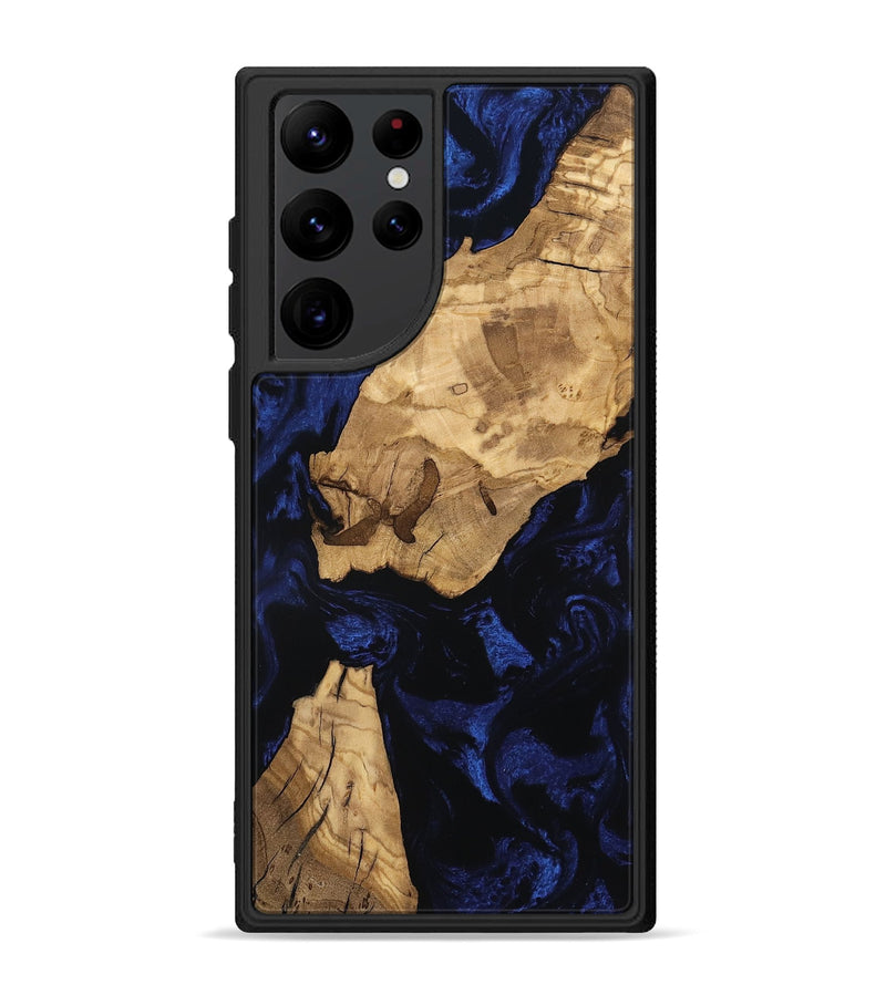 Galaxy S22 Ultra Wood Phone Case - Issac (Ancient Olive, 801709)