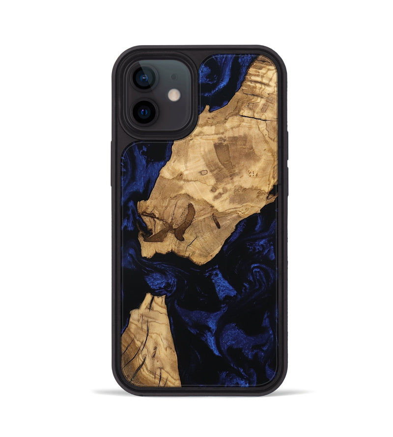 iPhone 12 Wood Phone Case - Issac (Ancient Olive, 801709)