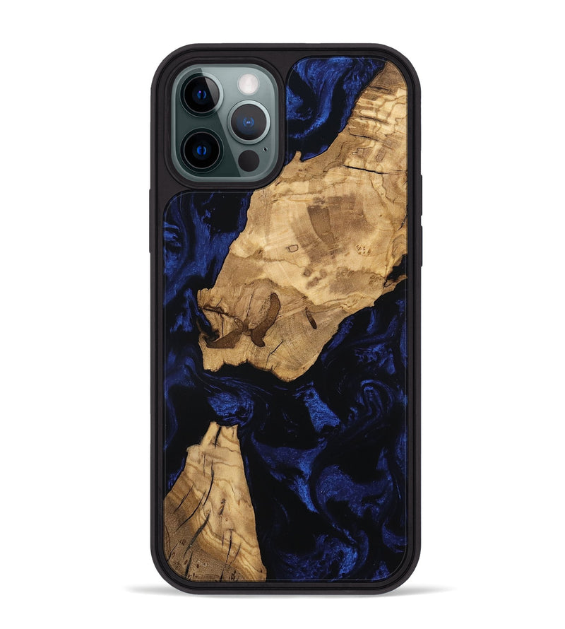 iPhone 12 Pro Max Wood Phone Case - Issac (Ancient Olive, 801709)