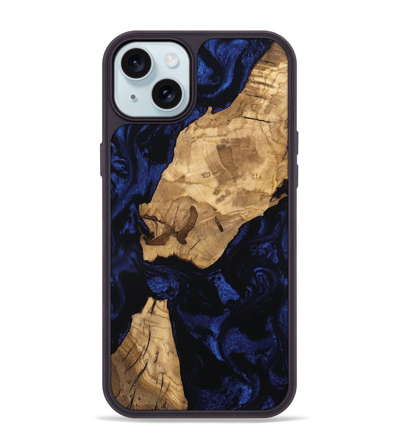 iPhone 15 Plus Wood Phone Case - Issac (Ancient Olive, 801709)