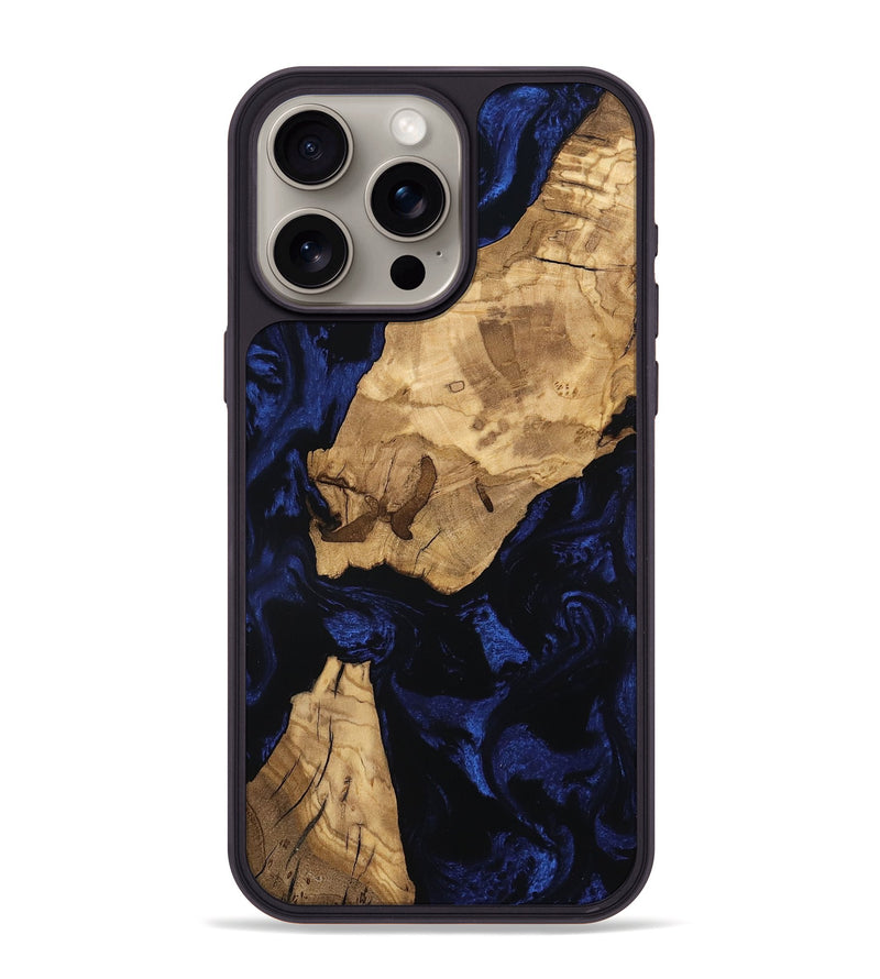 iPhone 15 Pro Max Wood Phone Case - Issac (Ancient Olive, 801709)