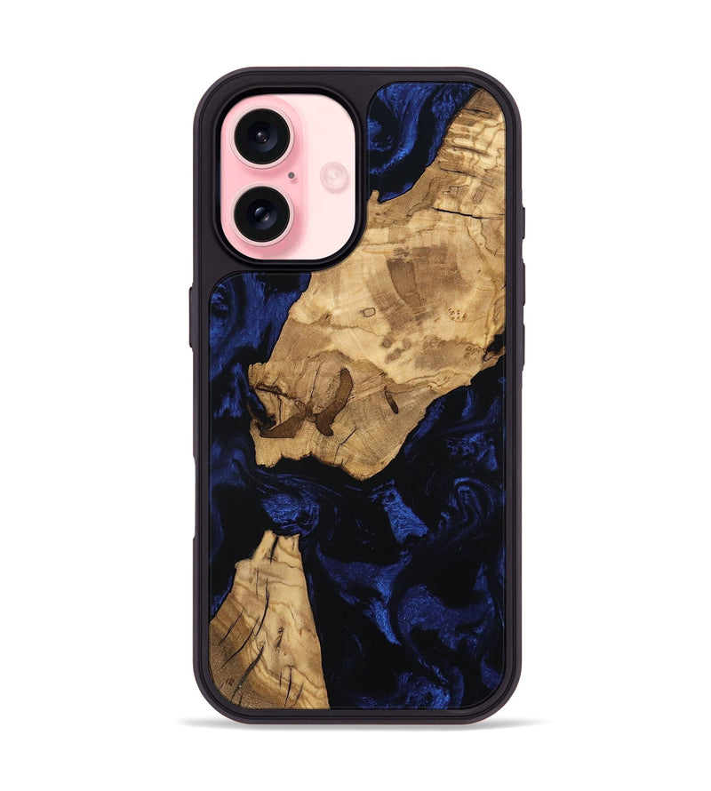 iPhone 16 Wood Phone Case - Issac (Ancient Olive, 801709)