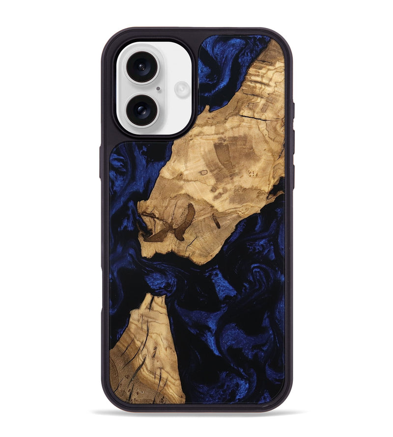 iPhone 16 Plus Wood Phone Case - Issac (Ancient Olive, 801709)