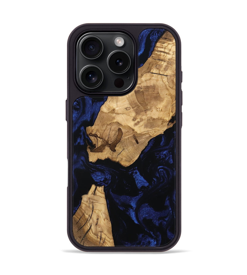 iPhone 16 Pro Wood Phone Case - Issac (Ancient Olive, 801709)