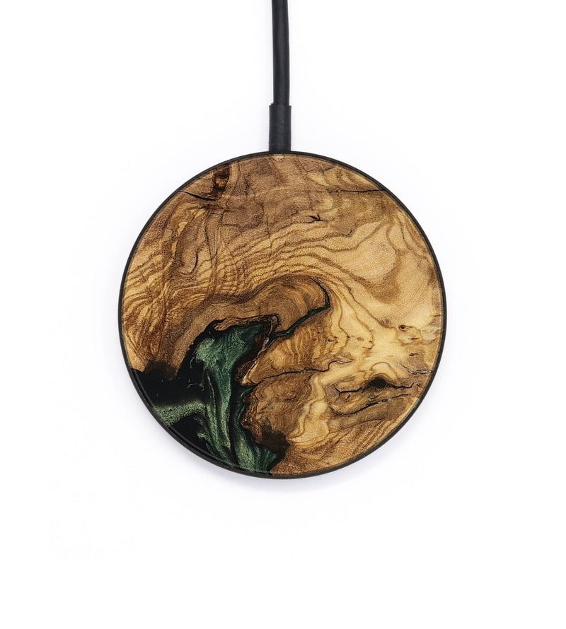 Circle Wood Wireless Charger - Domenic (Ancient Olive, 801710)