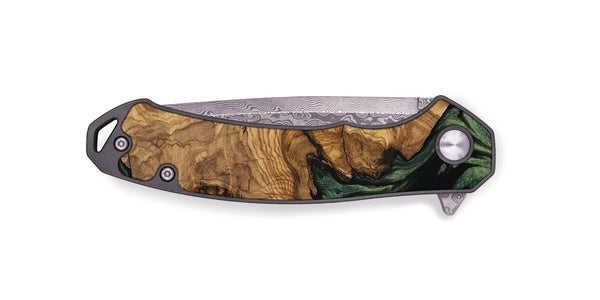 EDC Wood Pocket Knife - Domenic (Ancient Olive, 801710)