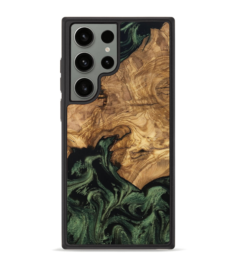 Galaxy S23 Ultra Wood Phone Case - Domenic (Ancient Olive, 801710)