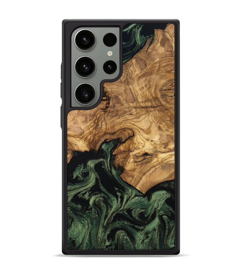 Galaxy S24 Ultra Wood Phone Case - Domenic (Ancient Olive, 801710)