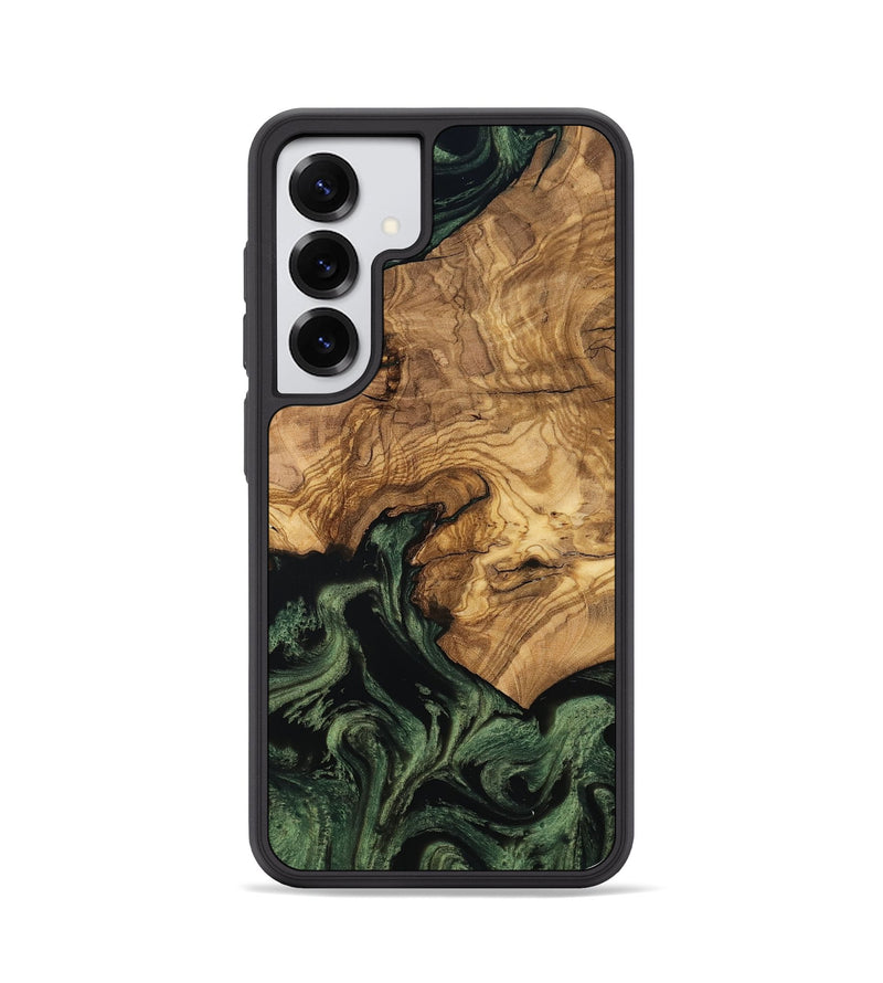 Galaxy S25 Wood Phone Case - Domenic (Ancient Olive, 801710)