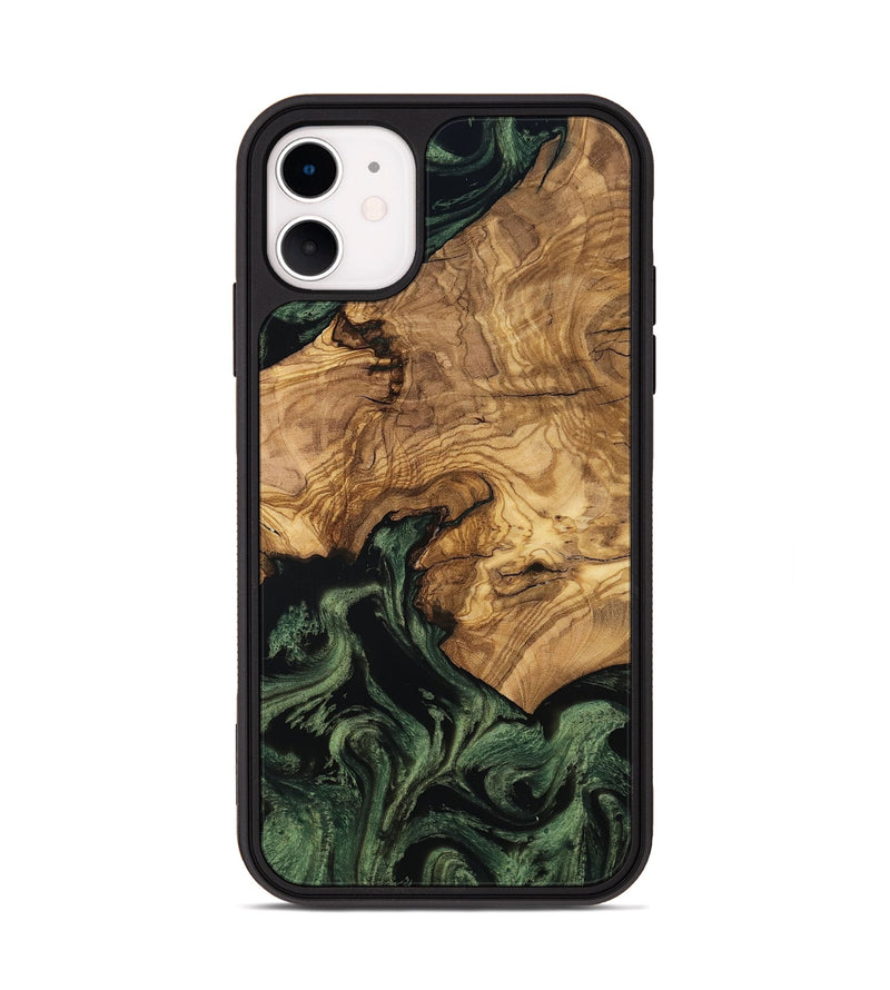 iPhone 11 Wood Phone Case - Domenic (Ancient Olive, 801710)