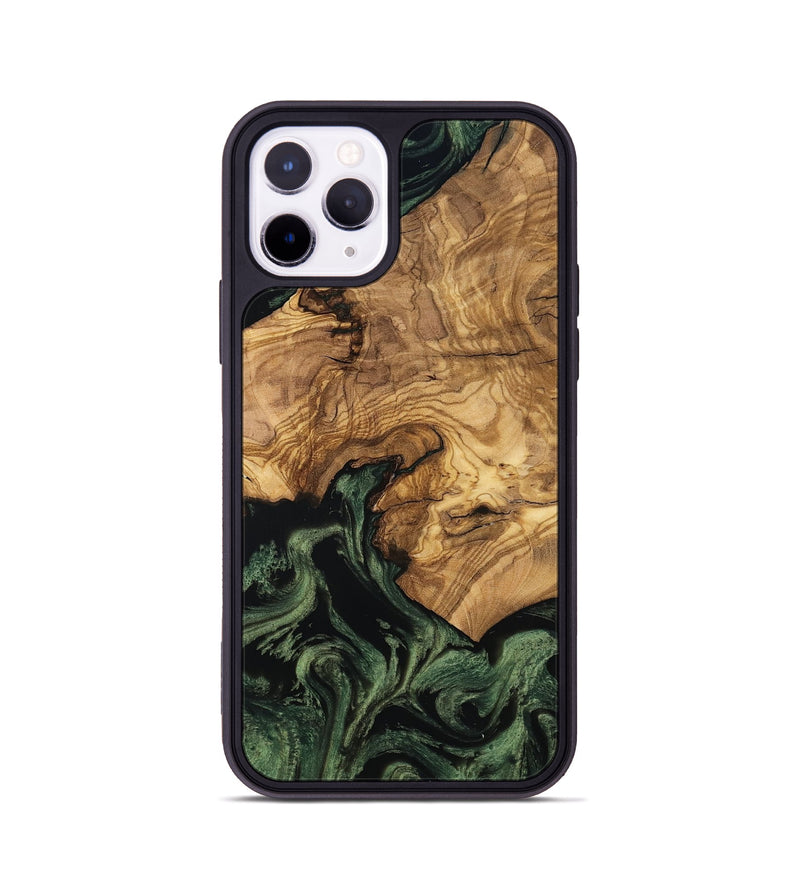 iPhone 11 Pro Wood Phone Case - Domenic (Ancient Olive, 801710)