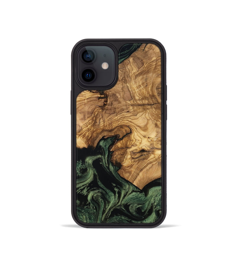 iPhone 12 mini Wood Phone Case - Domenic (Ancient Olive, 801710)
