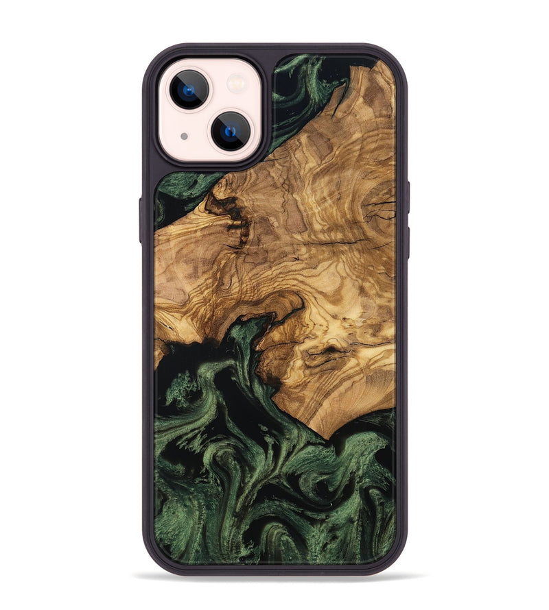 iPhone 14 Plus Wood Phone Case - Domenic (Ancient Olive, 801710)