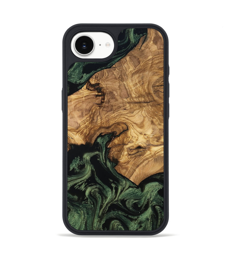 iPhone 16e Wood Phone Case - Domenic (Ancient Olive, 801710)