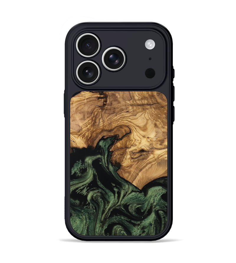 iPhone 17 Pro Wood Phone Case - Domenic (Ancient Olive, 801710)