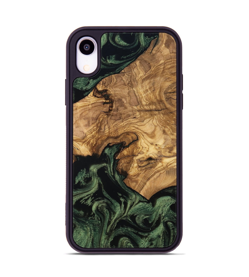 iPhone Xr Wood Phone Case - Domenic (Ancient Olive, 801710)