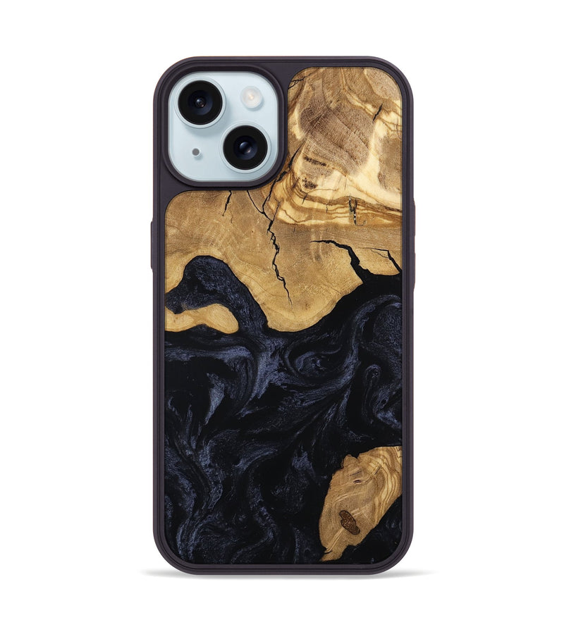 iPhone 15 Wood Phone Case - Kaylah (Ancient Olive, 801711)