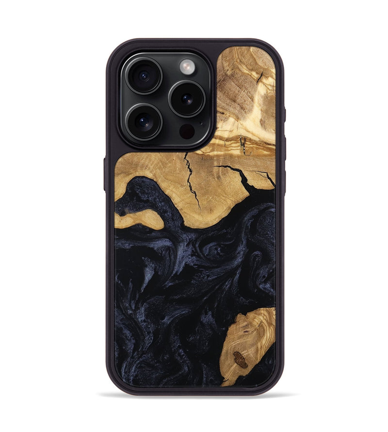 iPhone 15 Pro Wood Phone Case - Kaylah (Ancient Olive, 801711)