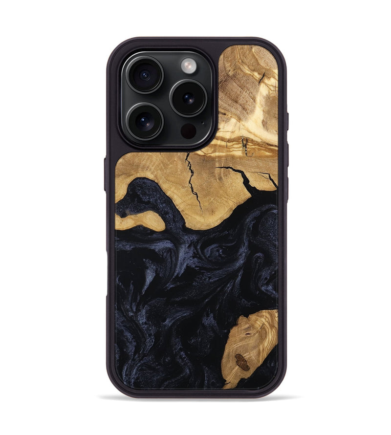 iPhone 16 Pro Wood Phone Case - Kaylah (Ancient Olive, 801711)