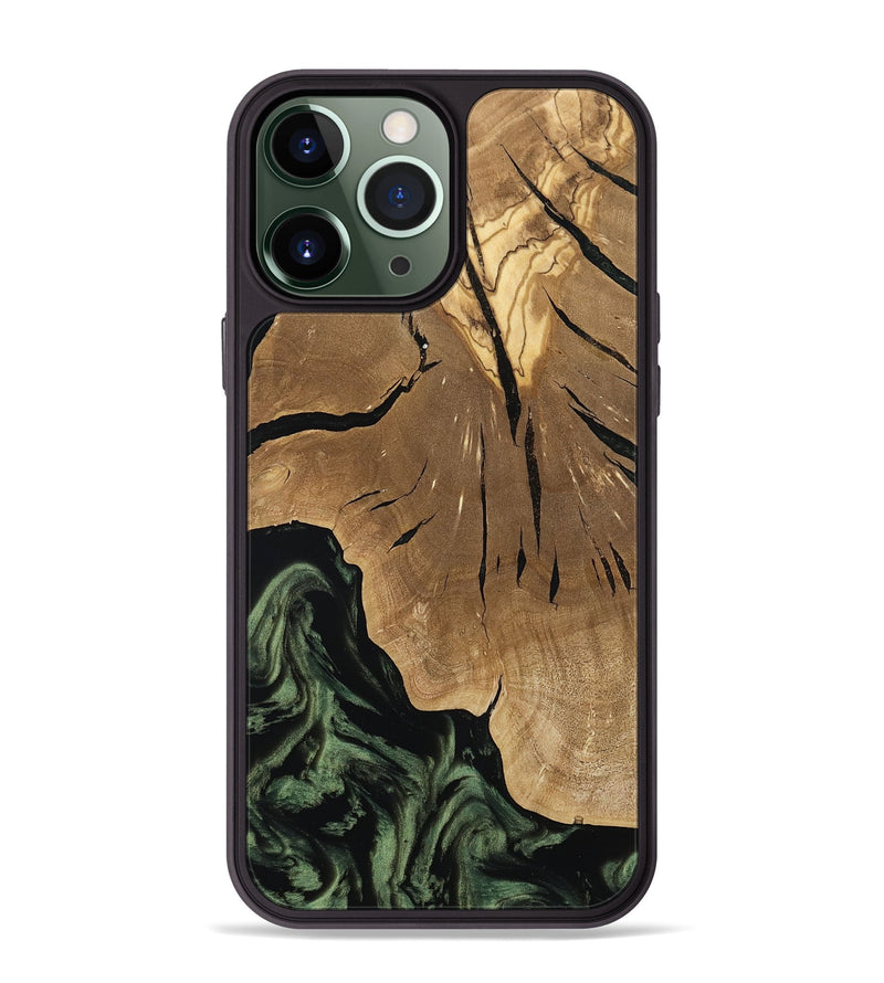 iPhone 13 Pro Max Wood Phone Case - Jordy (Ancient Olive, 801712)