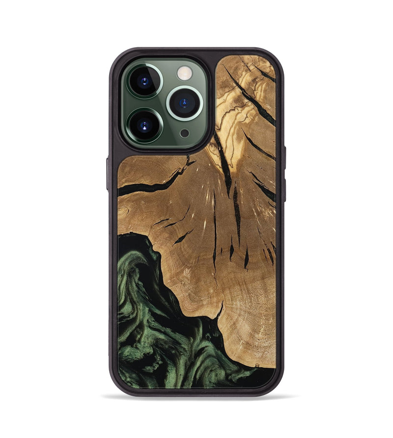 iPhone 13 Pro Wood Phone Case - Jordy (Ancient Olive, 801712)