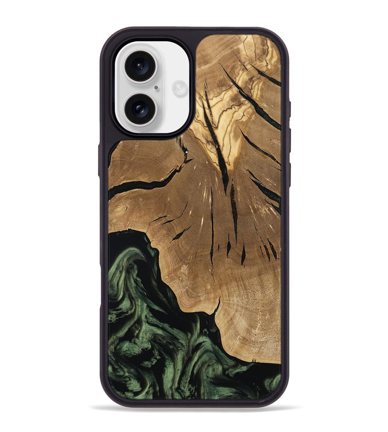 iPhone 16 Plus Wood Phone Case - Jordy (Ancient Olive, 801712)