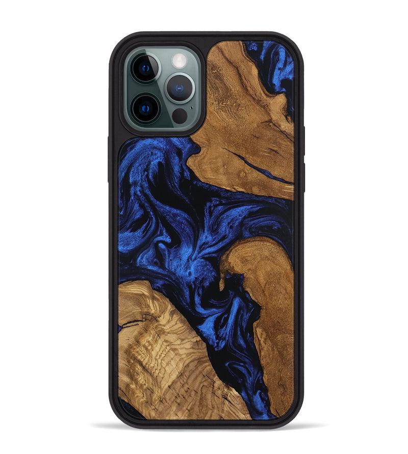 iPhone 12 Pro Max Wood Phone Case - Denisse (Ancient Olive, 801713)