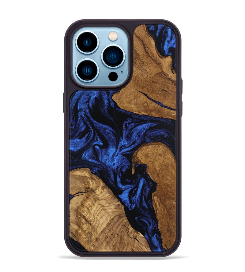 iPhone 14 Pro Max Wood Phone Case - Denisse (Ancient Olive, 801713)
