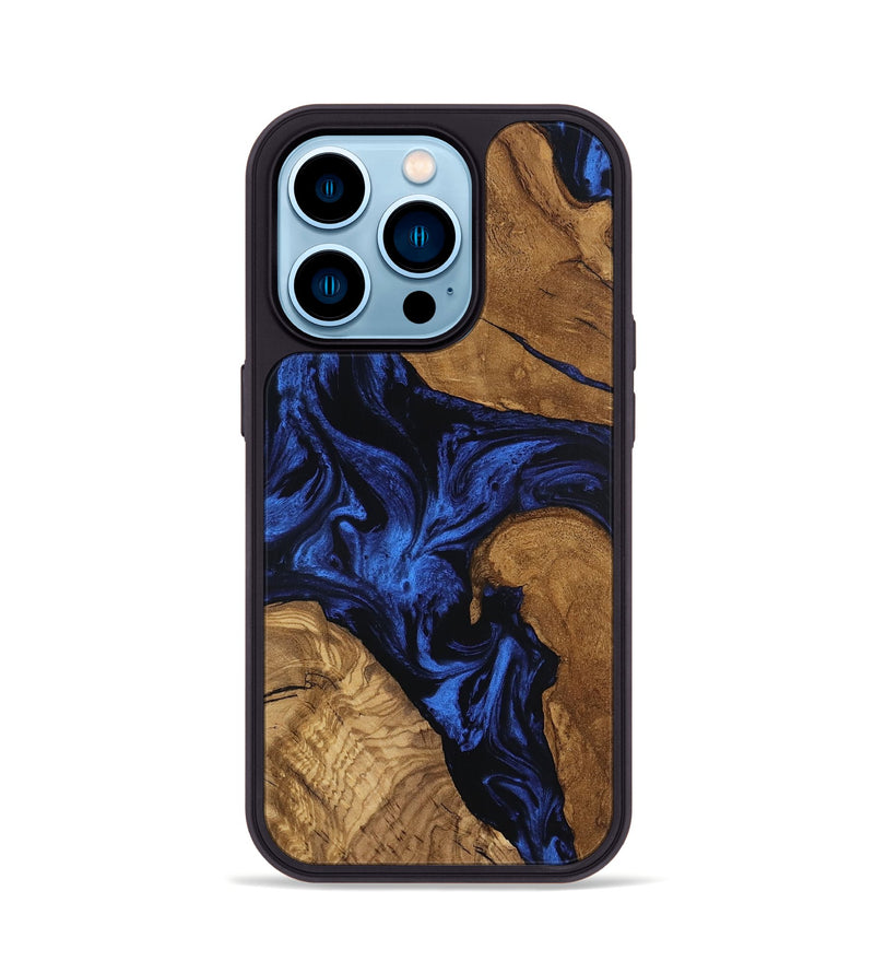 iPhone 14 Pro Wood Phone Case - Denisse (Ancient Olive, 801713)