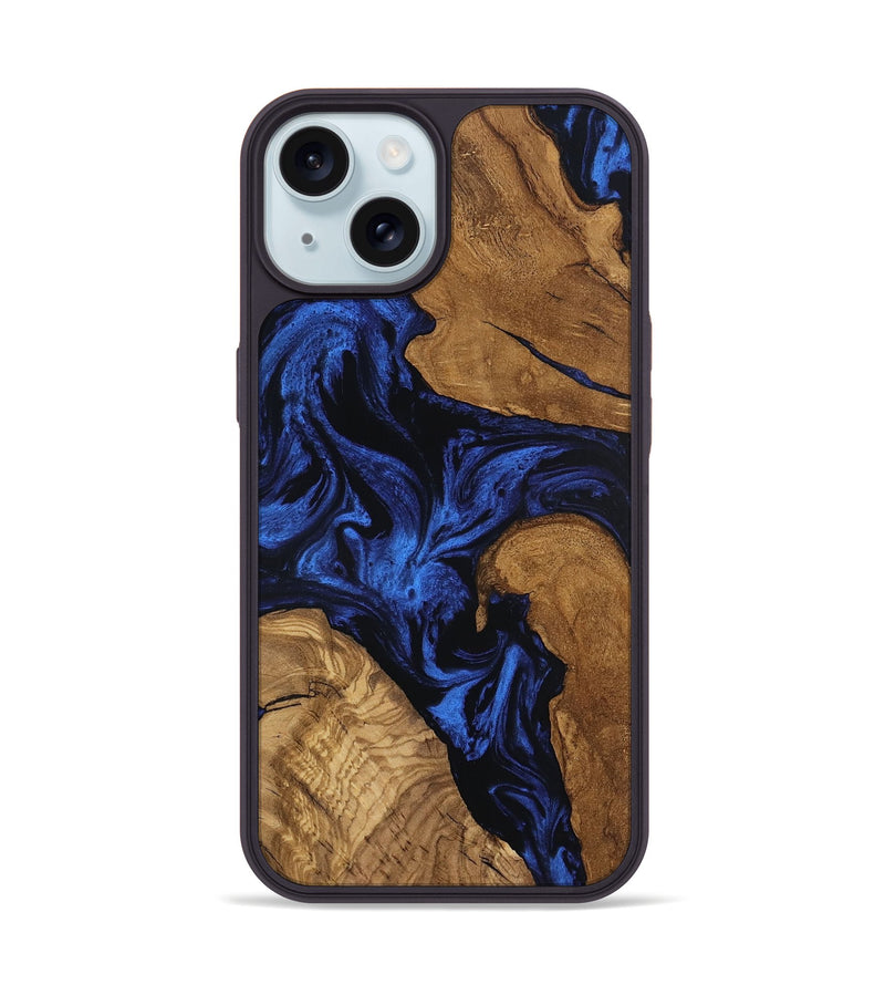 iPhone 15 Wood Phone Case - Denisse (Ancient Olive, 801713)