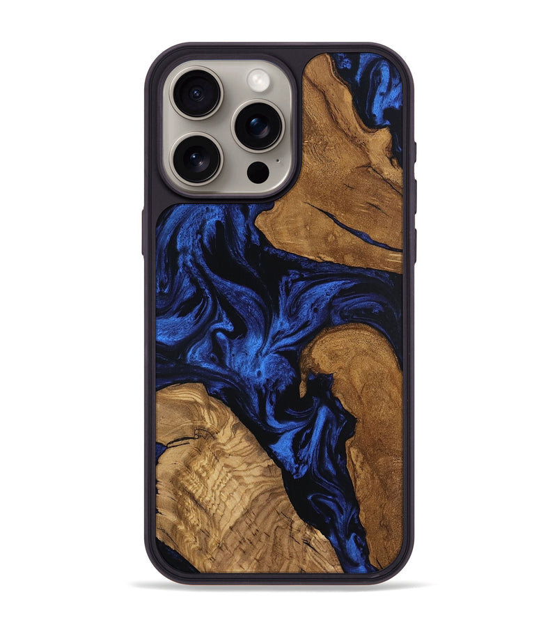 iPhone 15 Pro Max Wood Phone Case - Denisse (Ancient Olive, 801713)
