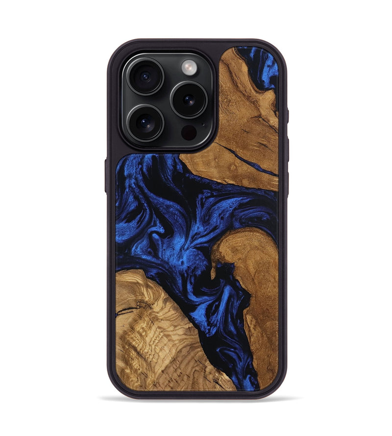iPhone 15 Pro Wood Phone Case - Denisse (Ancient Olive, 801713)