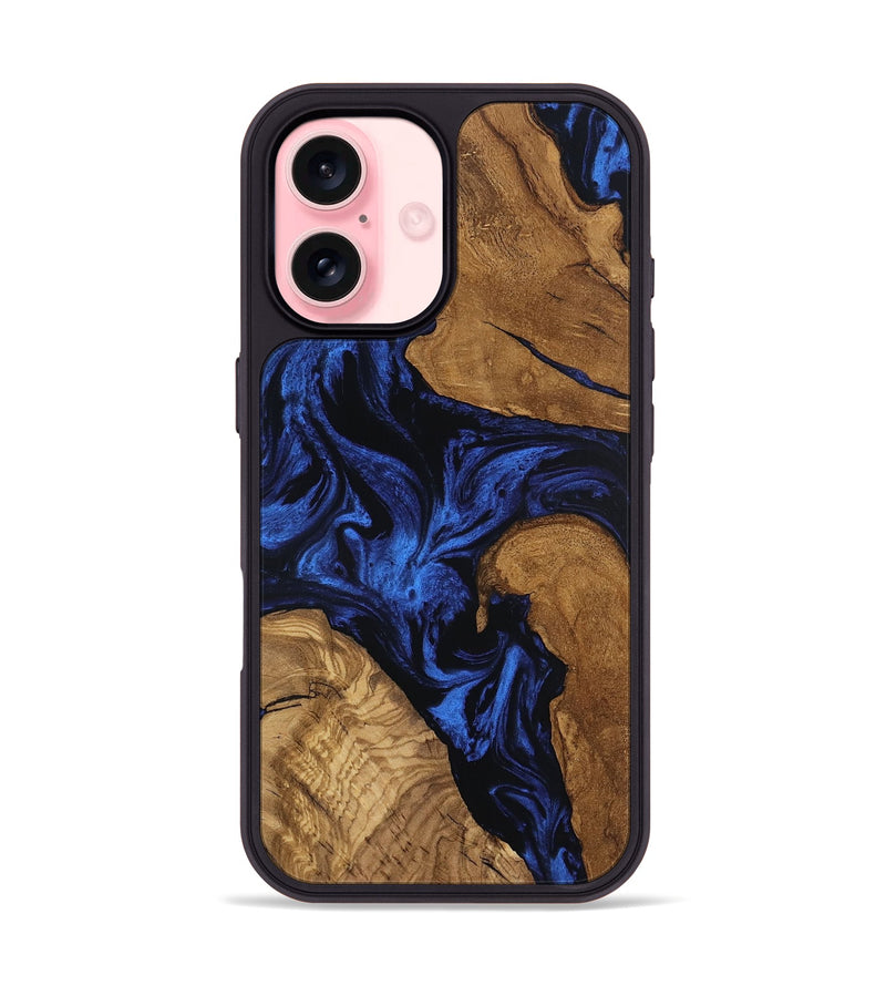 iPhone 16 Wood Phone Case - Denisse (Ancient Olive, 801713)