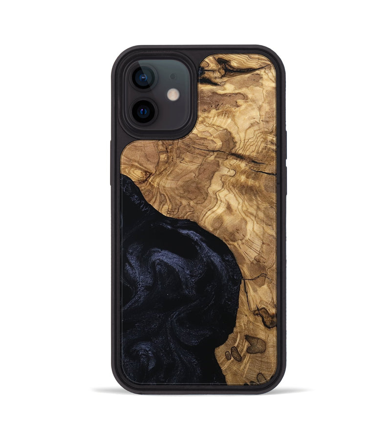 iPhone 12 Wood Phone Case - Kelly (Ancient Olive, 801714)