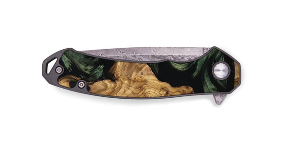 EDC Wood Pocket Knife - Mayme (Ancient Olive, 801715)