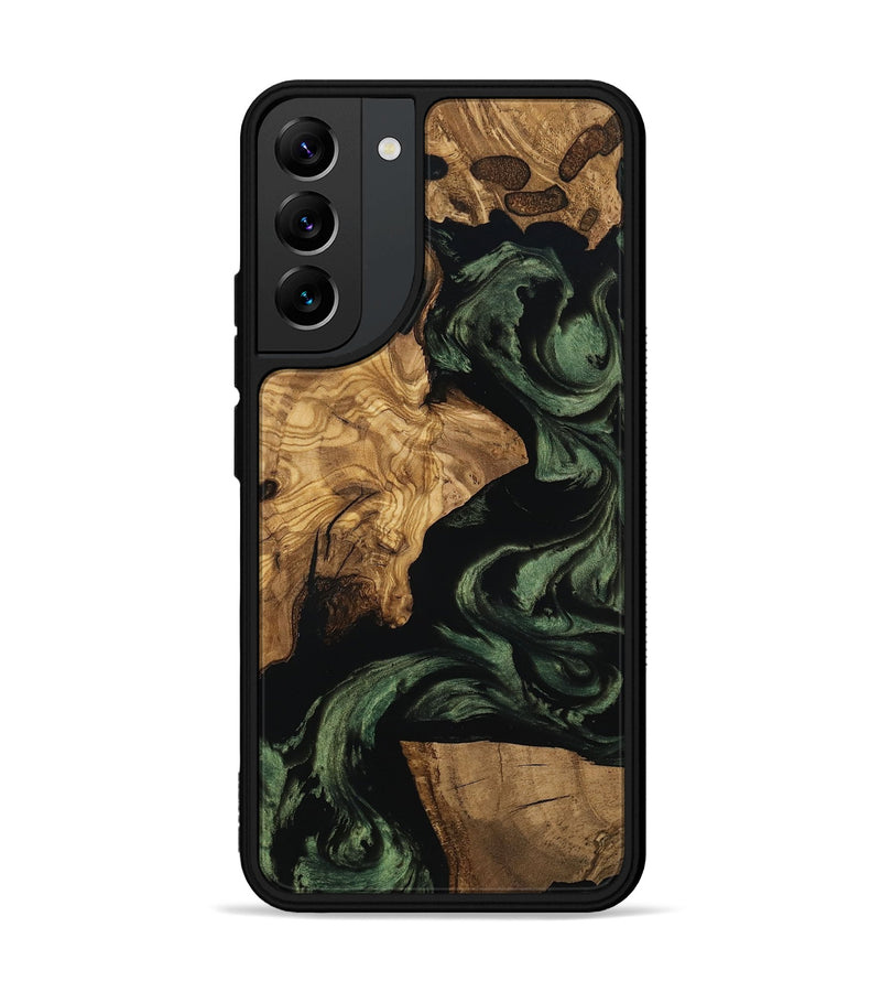 Galaxy S22 Plus Wood Phone Case - Mayme (Ancient Olive, 801715)