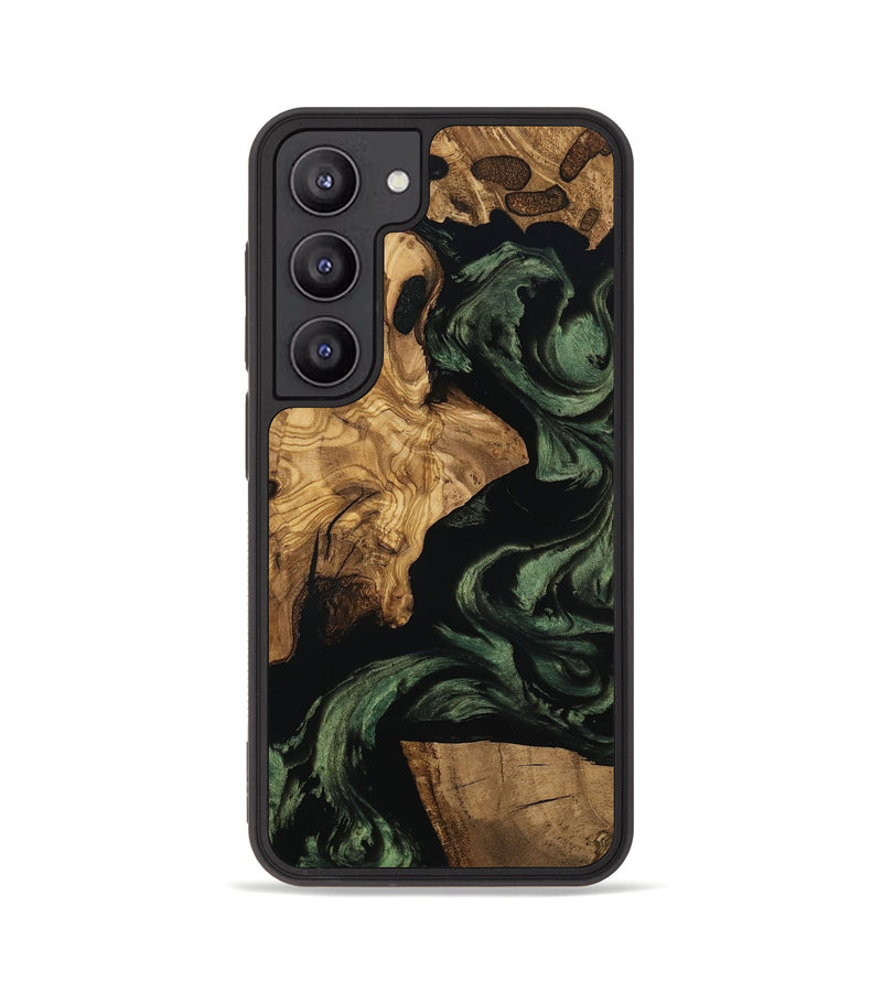 Galaxy S23 Wood Phone Case - Mayme (Ancient Olive, 801715)